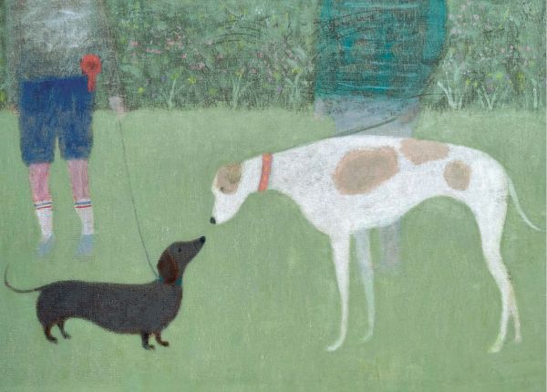 Card-Meeting of Dogs