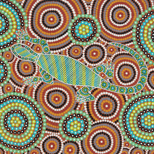 Card-Sand Goanna