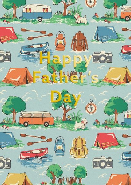Cath Kidston Card-Camping Father's Day