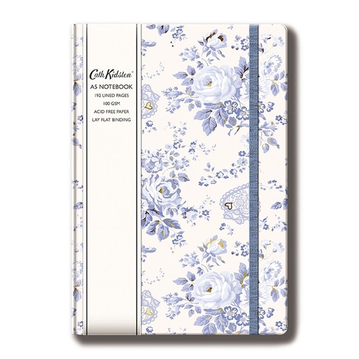 [CK-SN-1A-A5-0028-GB] Cath Kidston A5 Hard Cover Notebook-Antique Rose