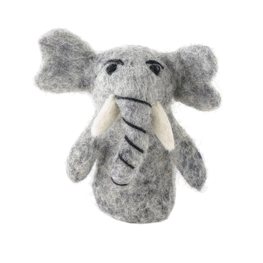 [GI-FP-OA007] Finger Puppet-Felt Elephant