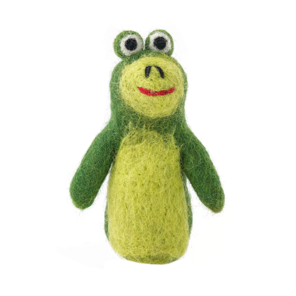 [GI-FP-OA010] Finger Puppet-Felt Frog